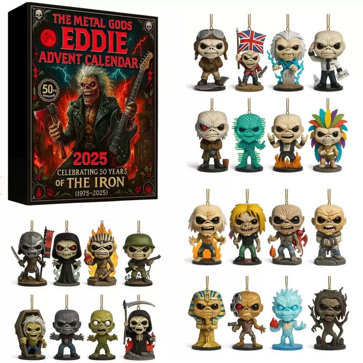 El Calendario del Metal - con Eddie de Iron Maiden