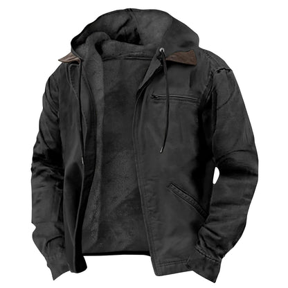 Nate | Chaqueta con Capucha y Cremallera