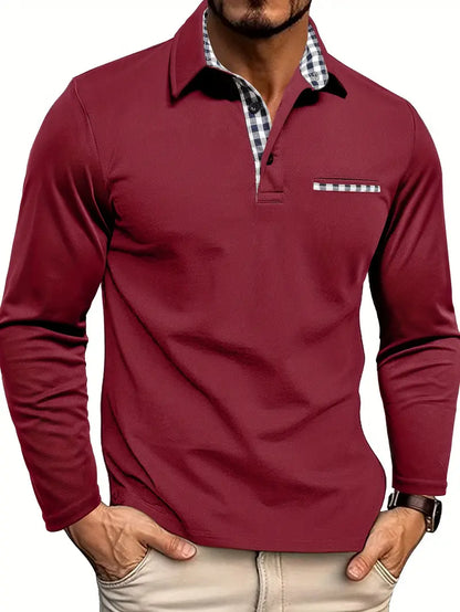 Ethan – Polo de Manga Larga con Estilo Moderno y Elegancia Atemporal