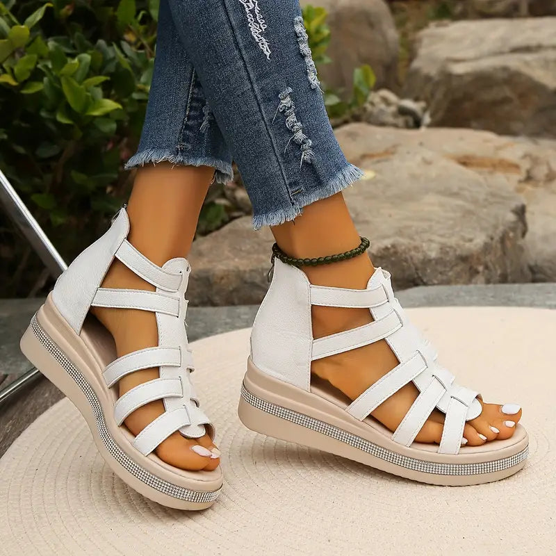 Sandalias Elegantes de Tacón