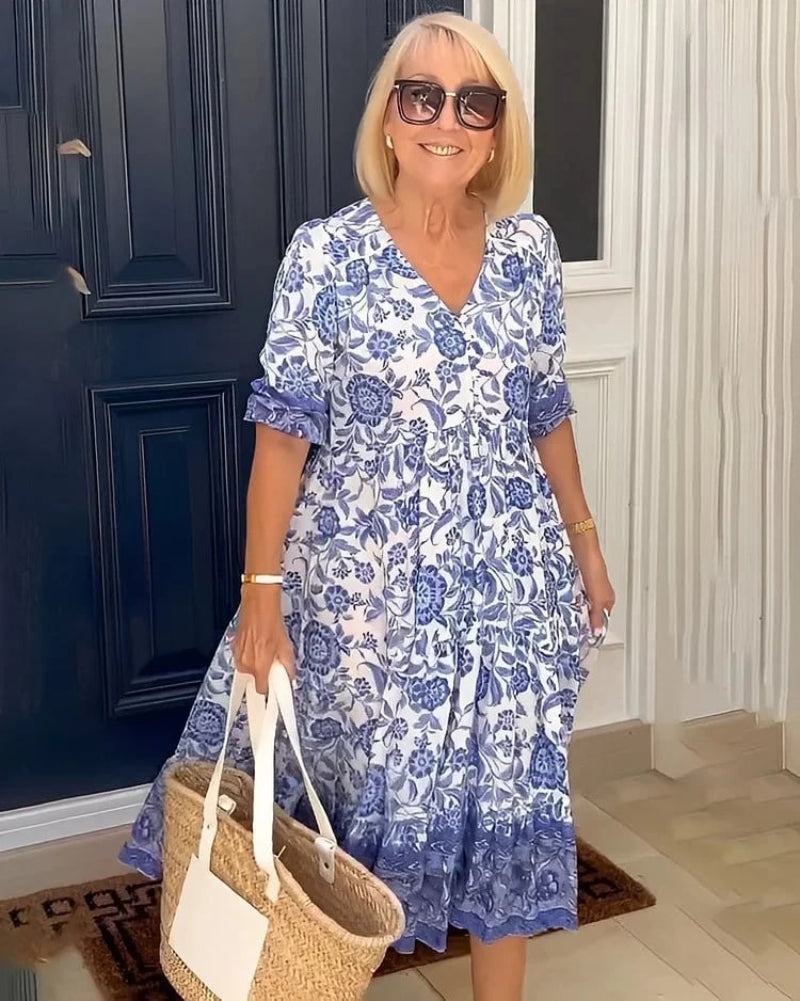 Arias Vestido Bohemio con Escote en V
