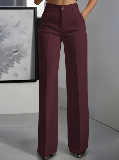 Pantalones de Mujer de Cintura Alta Stretch
