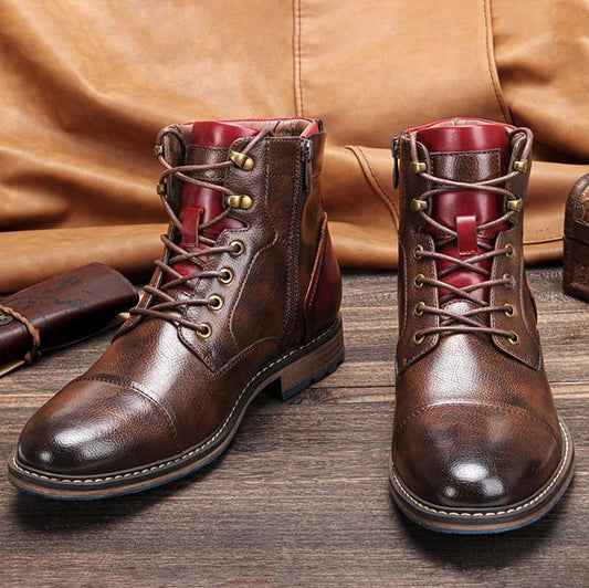 Julián – Botas Oxford de Cuero con Elegancia Atemporal