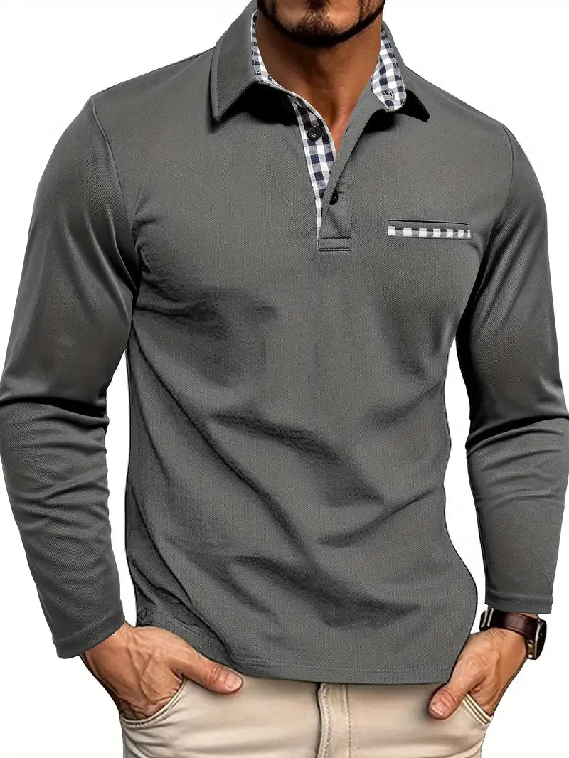 Ethan – Polo de Manga Larga con Estilo Moderno y Elegancia Atemporal