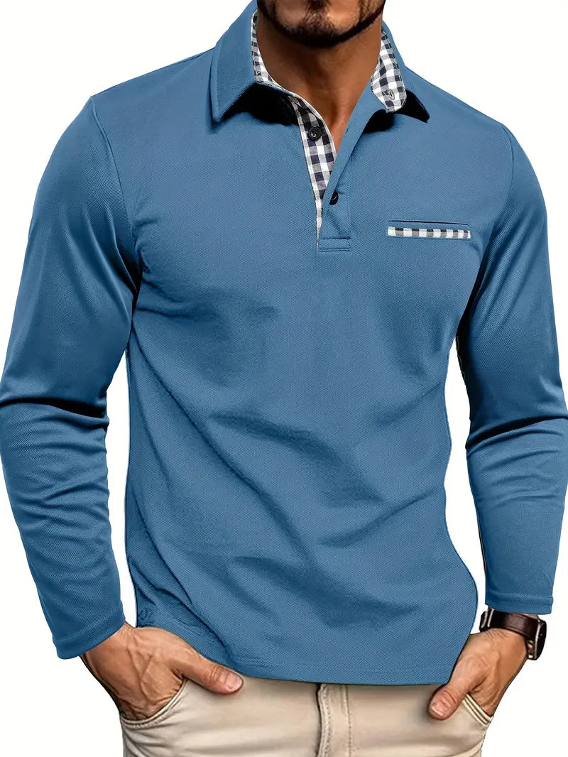 Ethan – Polo de Manga Larga con Estilo Moderno y Elegancia Atemporal