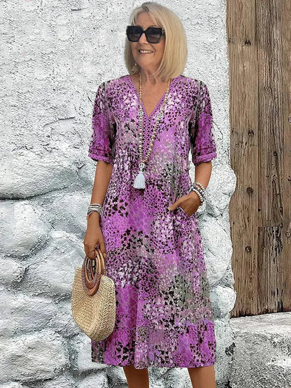 Espera Vestido Midi Vibrante