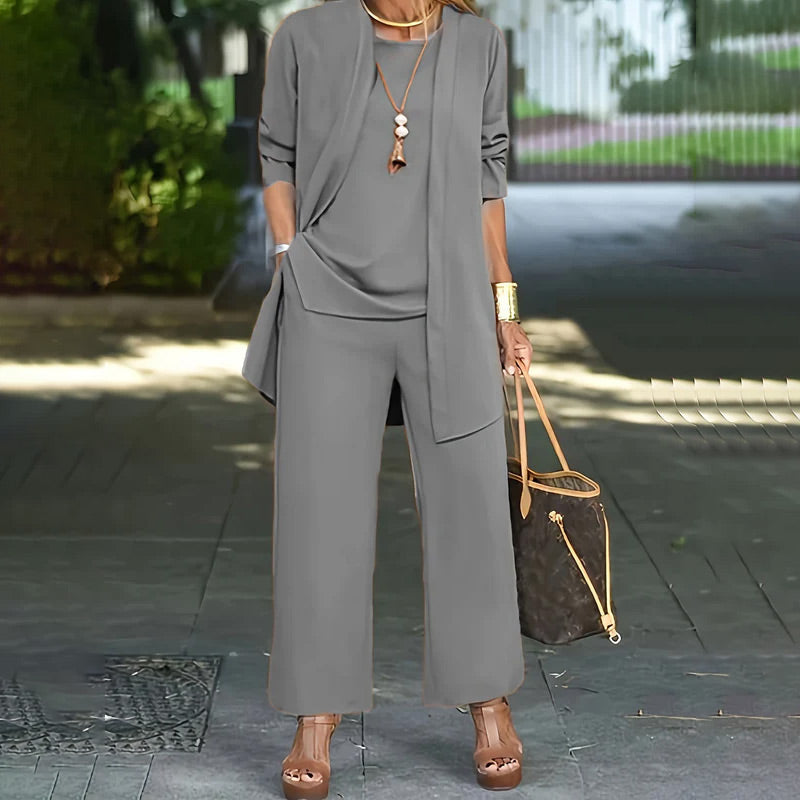 Aurora | Conjunto Elegante Holgado de 3 Piezas
