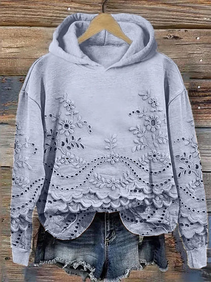 SACHZNA | Sudadera con Bordado Floral
