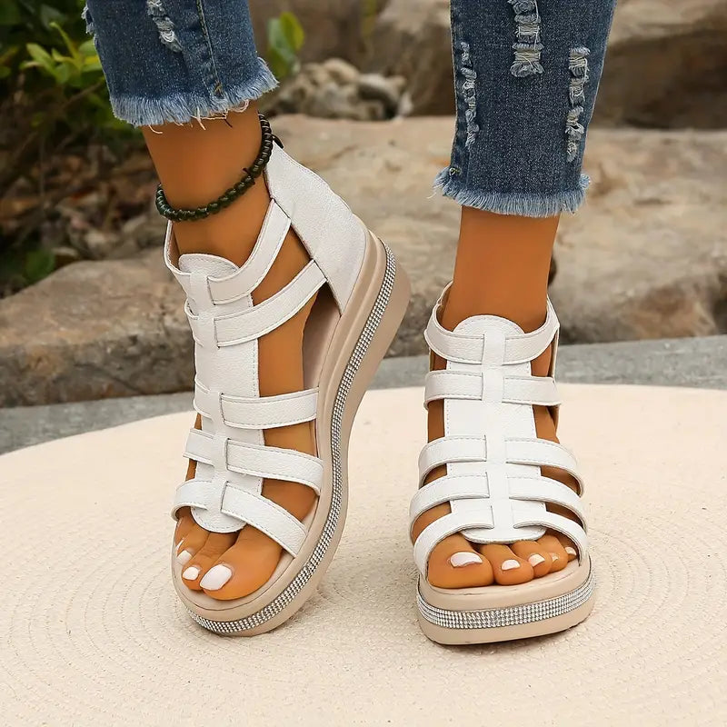 Sandalias Elegantes de Tacón