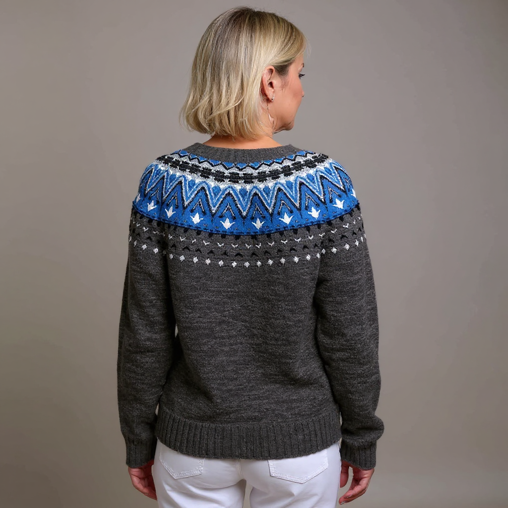 Chaqueta de Punto Vintage Islandesa Darja