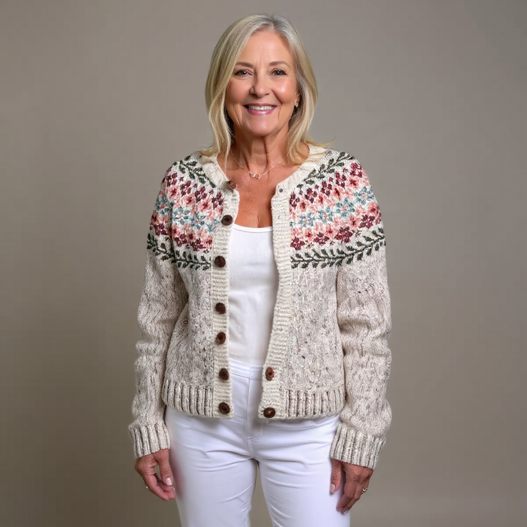 Chaqueta de Punto Vintage Islandesa Joy