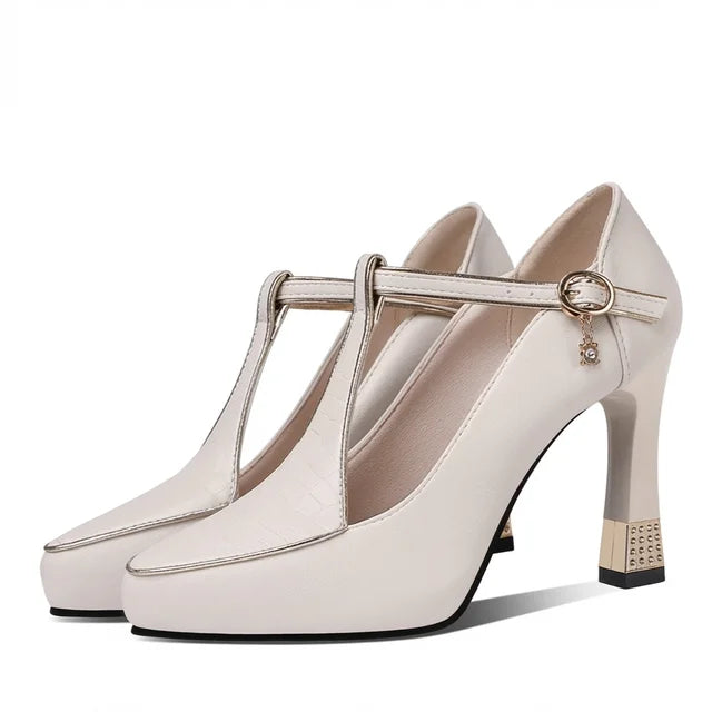 Aurora | Tacones Elegantes con Pedrería