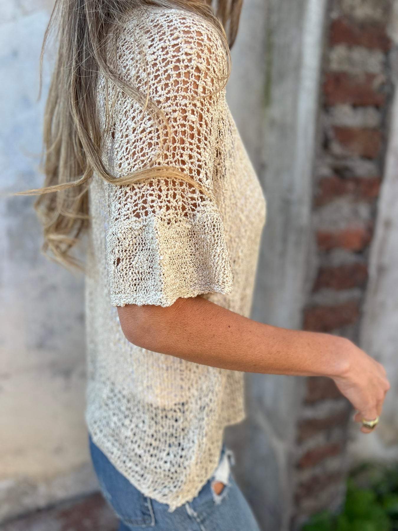 Ivonie  Elegante Top Texturizado