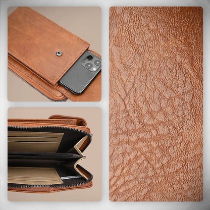 Bolso de mano de piel elegante Clara