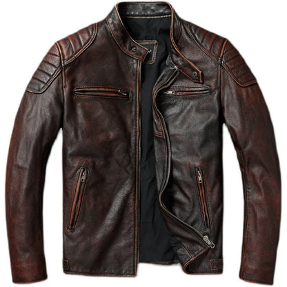 Marco – Chaqueta vintage de cuero con carácter eterno