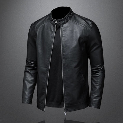 Sergio – Chaqueta de cuero clásica y atemporal