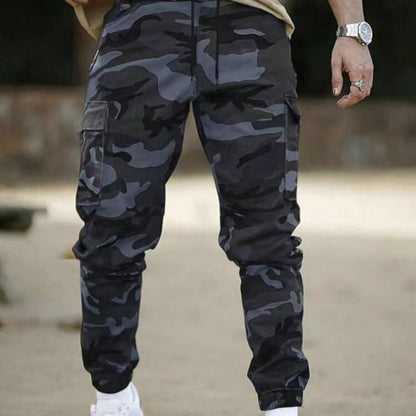 Pantalones de trabajo tácticos resistentes – Mezcla de nylon y algodón, muchos bolsillos funcionales y perfectos para trabajos al aire libre