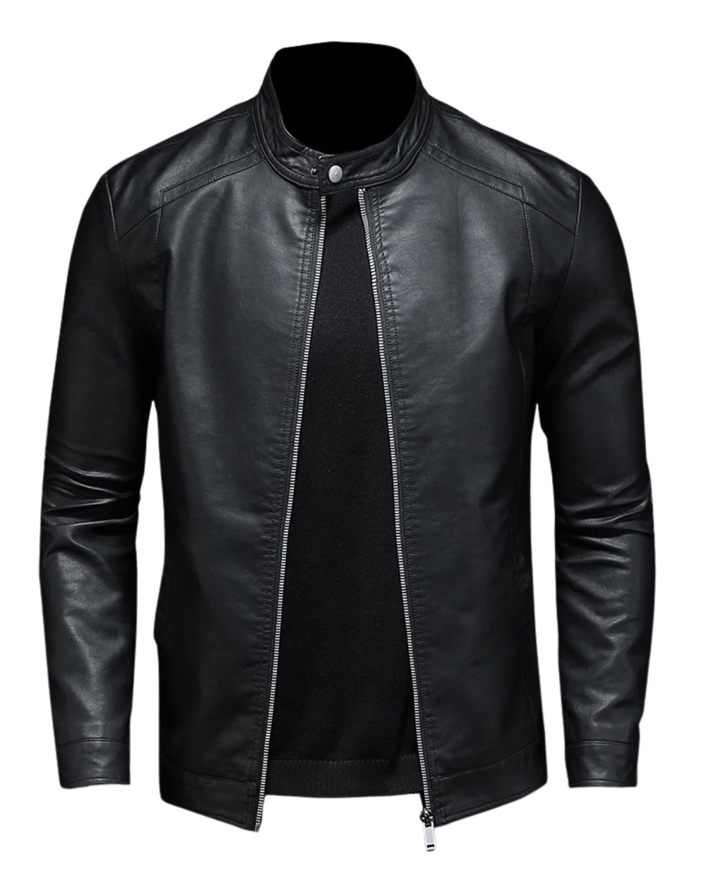 Sergio – Chaqueta de cuero clásica y atemporal