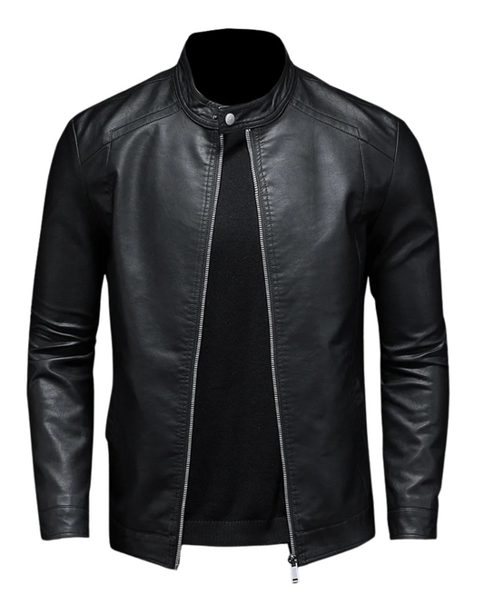 Sergio – Chaqueta de cuero clásica y atemporal